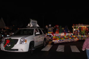 2018 Lewes Christmas Parade Lessard Builders holiday float